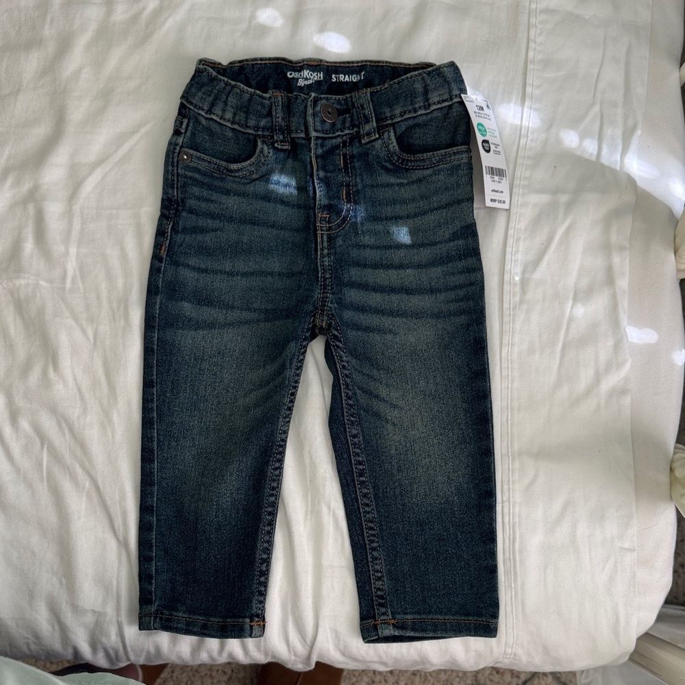 OshKosh B'gosh Dark Blue Kids Jeans